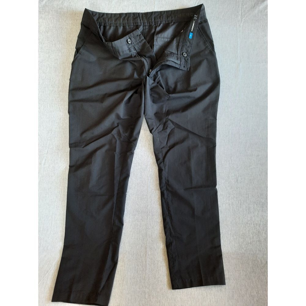 J. Lindeberg Men 36X32 Tight‎ Fit Lightweight Windbreaker Elof Golf Pants Black